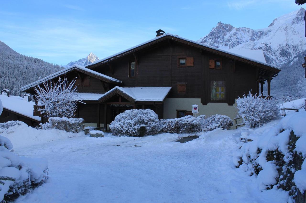 Appartement Chaleureux Les Houches 29 M² Piscine Partagee Dış mekan fotoğraf