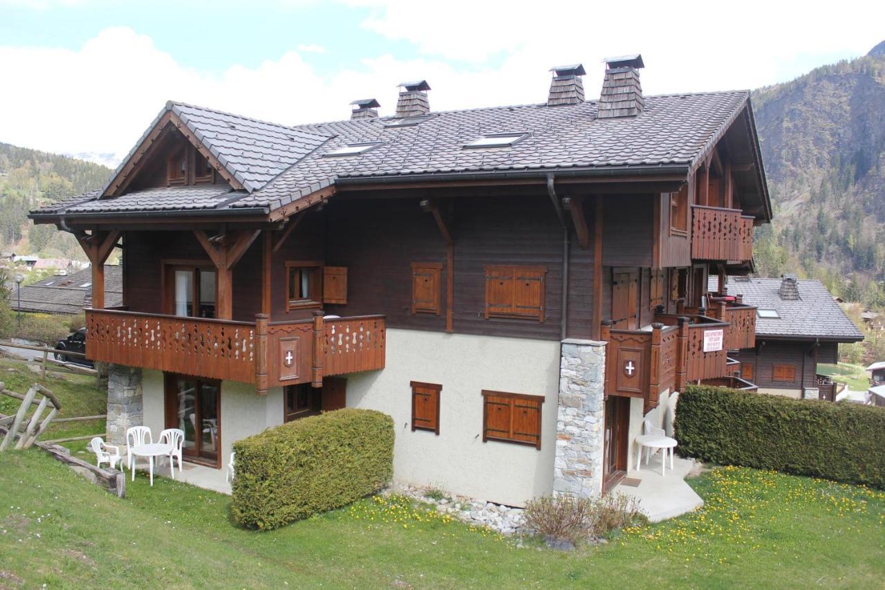 Appartement Chaleureux Les Houches 29 M² Piscine Partagee Dış mekan fotoğraf