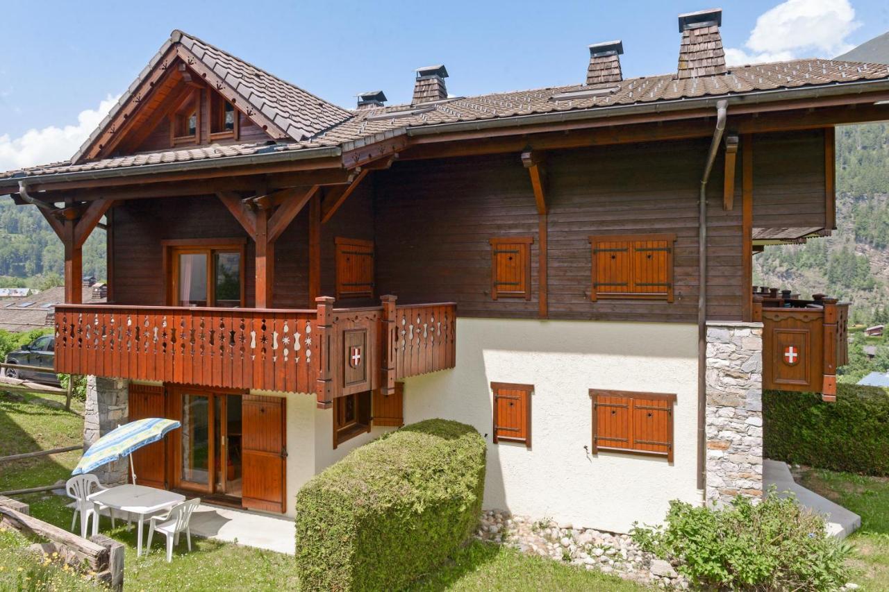 Appartement Chaleureux Les Houches 29 M² Piscine Partagee Dış mekan fotoğraf