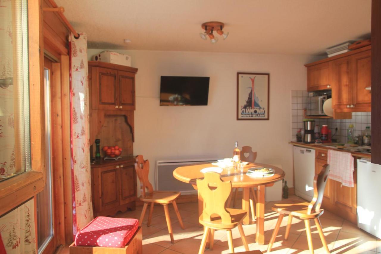 Appartement Chaleureux Les Houches 29 M² Piscine Partagee Dış mekan fotoğraf
